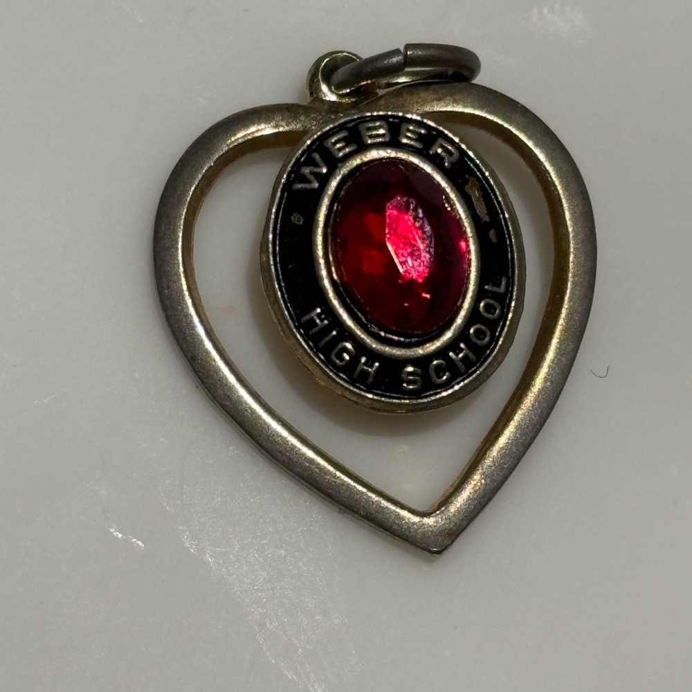 Weber High School Heart Charm